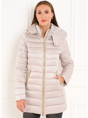 Chaqueta de invierno para mujer Due Linee - Beige -