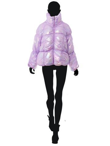 Winter jacket Due Linee - Violet -