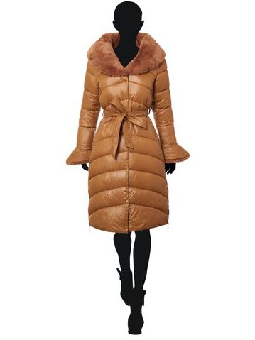 Winter jacket Due Linee - Brown -