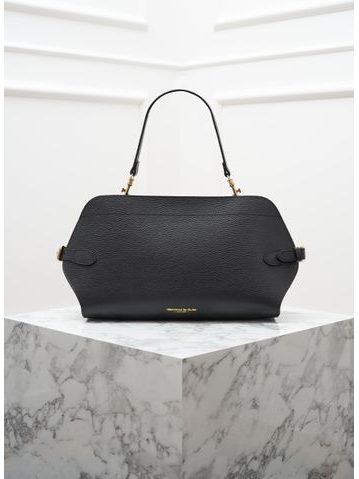 Real leather handbag Glamorous by GLAM - Black -
