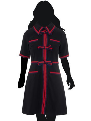 Italian dress Glamorous by Glam - Black-white -