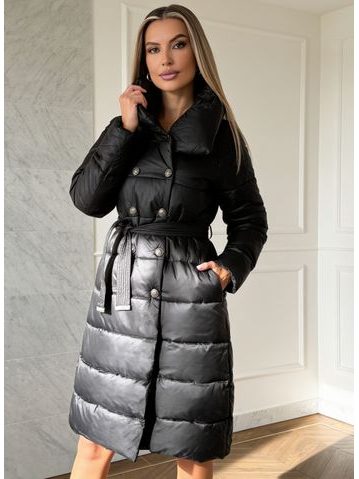 Chaqueta de invierno para mujer Due Linee - Negro -