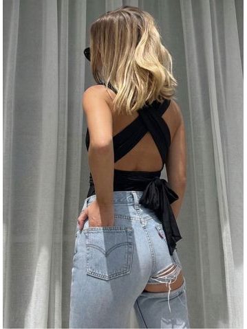 Body Due Linee - Black -