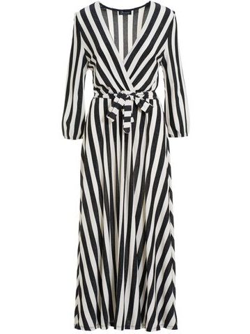 Vestido de mujer Glamorous by Glam - Blanco-negro -