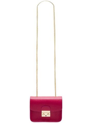 Real leather crossbody bag Glamorous by GLAM - Pink -