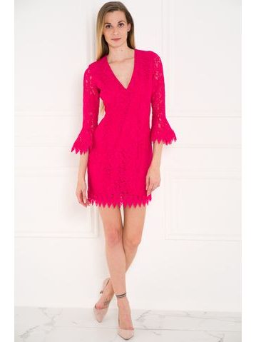 Vestido de encaje de mujer Guess - Rosa -