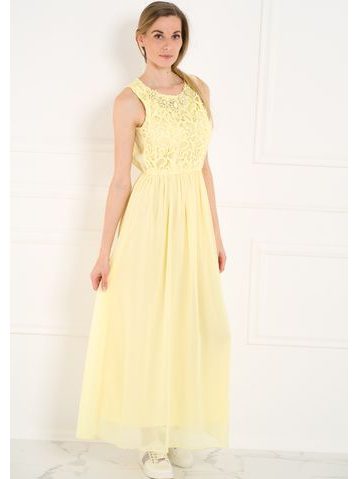 Rochie de damă bandaj GLAM&GLAMADISE - Galbenă -