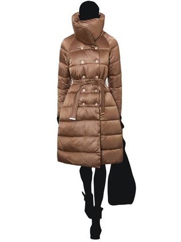 Winter jacket Due Linee - Brown -