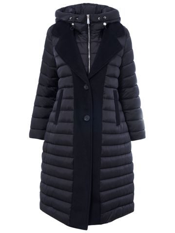 Dámská kožená kabelka přes velká rameno se srstí a zdobením - béžová -