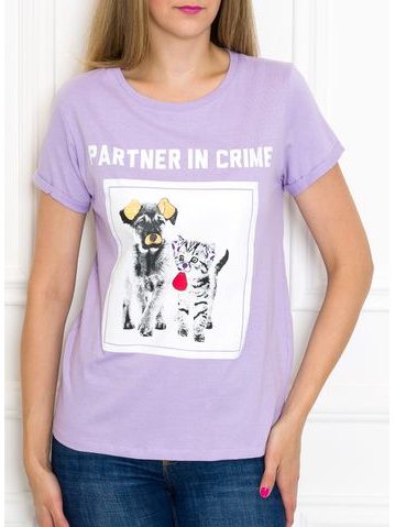 Dámske tričko Partner fialová -
