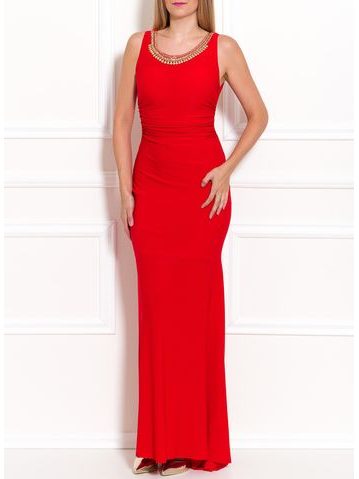 Maxi dress Due Linee - Red -