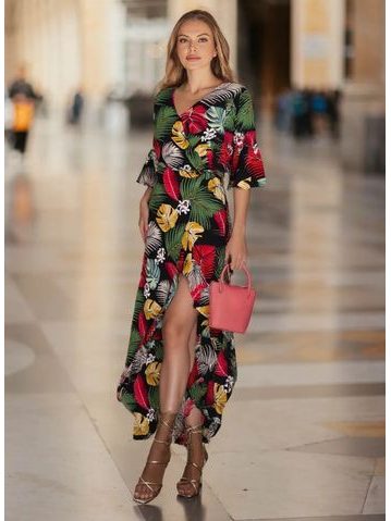 Vestidos de verano para mujer GLAM&GLAMADISE - Negro -