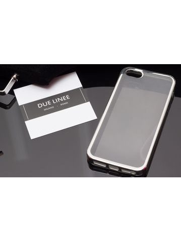 Pokrowiec dla iPhone 5/5S/SE Due Linee - Srebrny
