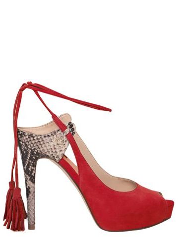 Scarpe decollétté donna Guess - Rosso -