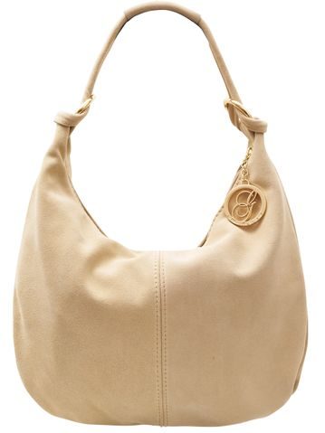 Dámská semišová kabelka béžová -