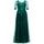 Vestido largo de mujer Due Linee - Verde -