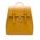 Mochila de mujer de cuero genuino Glamorous by GLAM - Amarillo -