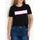 Women's T-shirt Due Linee - Black -