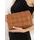 Bolso de cuero crossbody para mujer Glamorous by GLAM - Marrón -