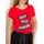 Women's T-shirt Due Linee - Red -