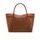 Real leather handbag Glamorous by GLAM - Brown -