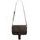 Bolso de cuero crossbody para mujer Due Linee - Marrón -