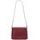 Bolso de cuero crossbody para mujer TWINSET - Borgoña -