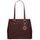 Real leather shoulder bag Glamorous by GLAM - Wine -