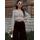 Női top Glamorous by Glam - Fekete-fehér -