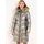 Winter jacket with real fox fur Due Linee - Silver -