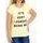 Camiseta para mujer Due Linee - Amarillo -