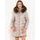 Winter jacket with real fox fur Due Linee - Beige -