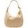 Dámská semišová kabelka béžová -