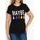 Women's T-shirt Due Linee - Black -