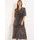 Maxi dress Due Linee - Black-white -