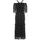 Vestido midi de mujer Due Linee - Negro -