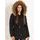 Winter jacket with real fox fur Due Linee - Black -