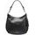 Real leather shoulder bag Glamorous by GLAM - Black -