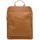 Rucsac pentru femei din piele naturală Glamorous by GLAM - Maro -