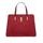 Bolso de cuero de mano para mujer Glamorous by GLAM - Rojo -