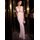 Rochie lungă de damă Due Linee - Roz -