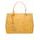 Real leather handbag Glamorous by GLAM - Yellow -