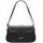 Real leather shoulder bag Glamorous by GLAM - Black -