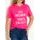 Camiseta para mujer Due Linee - Rosa -
