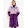 Teddy coat Due Linee - Violet -