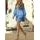 Italian dress CIUSA SEMPLICE - Blue -