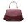 Dámská kožená kabelka do ruky vínová -