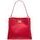 Borsa a spalla da donna in pelle Glamorous by GLAM - Rosso -