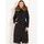 Winter jacket with real fox fur Due Linee - Black -