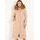 Giacca invernale donna con vera volpe Due Linee - Beige -